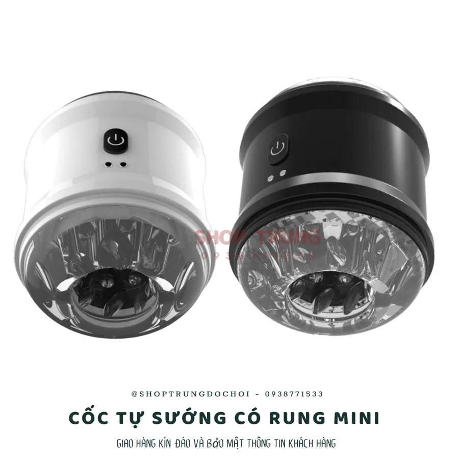 SXTOP Mini Male Vibrating Masturbation Cup TPE+ABS — Premium Design & Superior Materials
