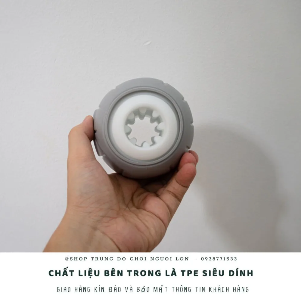 Silicone & ABS Dual-Head USB Rechargeable Male Masturbator — hình 7