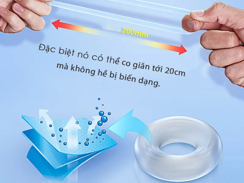 CockTen transparent silicone cock ring for men — Innovative Transparent Silicone Design