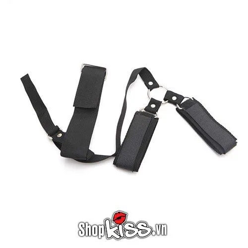 Premium BDSM Restraints Handcuffs Collar Whip Erotic Set — hình 4