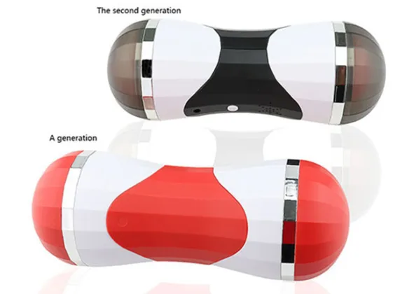 Double-Ended Vibrating Masturbation Cup with Earphones — Realistic Dual-Ended Design for Ultimate Sensation