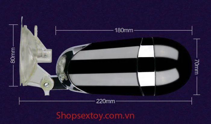 CTD A8 Wall-mounted Vibrating Male Masturbator Soft Silicone — hình 2