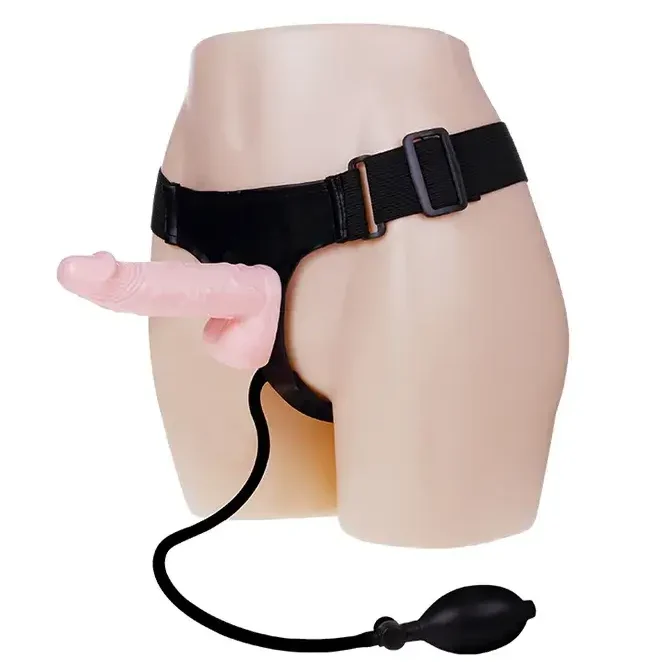 DC65Y Inflatable Strap-on Silicone Realistic Size Adjustable — Sensory Stimulation & Material Excellence