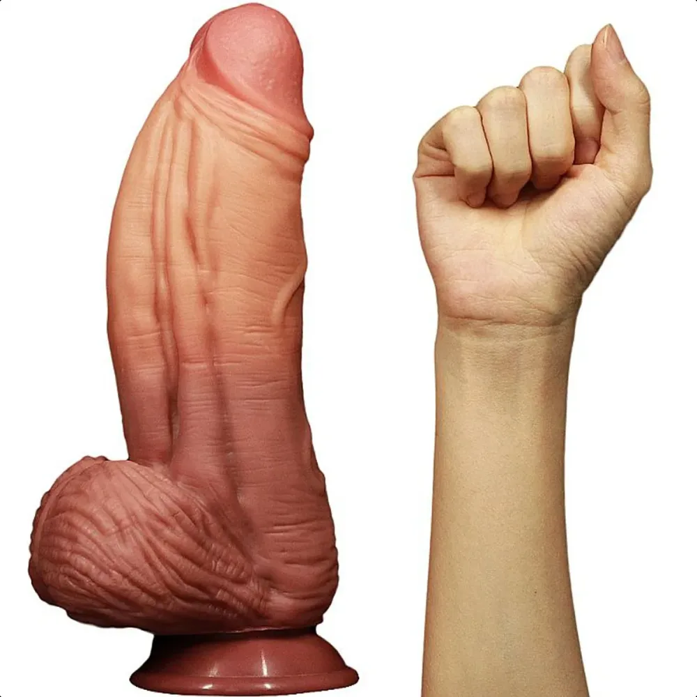 DV68E Natural Color Giant Suction Cup Realistic Dildo — Unmatched Details and Design for Maximum Pleasure