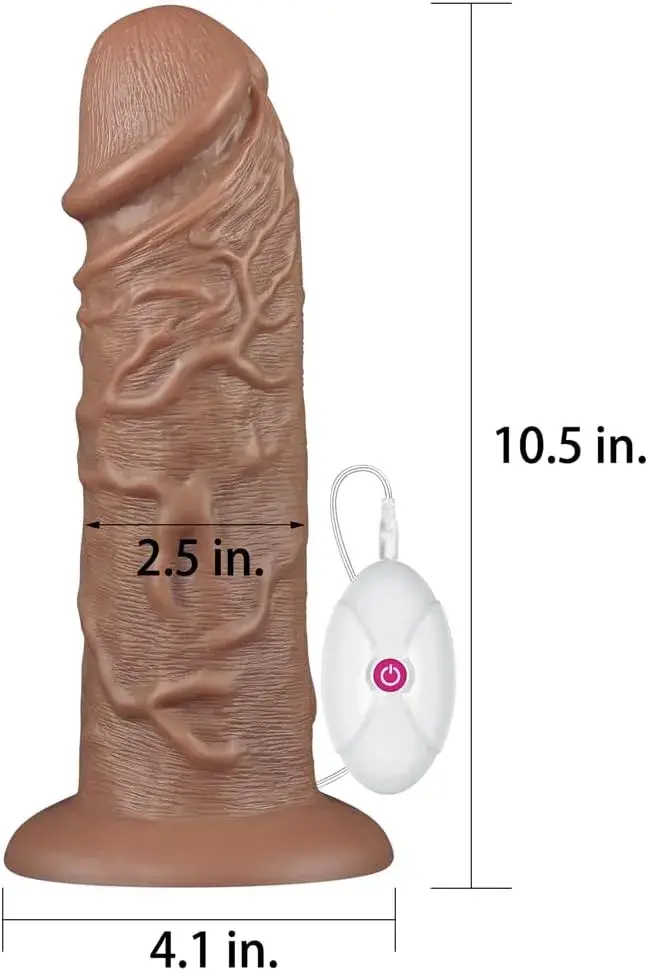 DV68F Super Vibrating Suction Dildo for Women 10 Modes — Impressive “Dinosaur” Design that Fulfills Your Deepest
