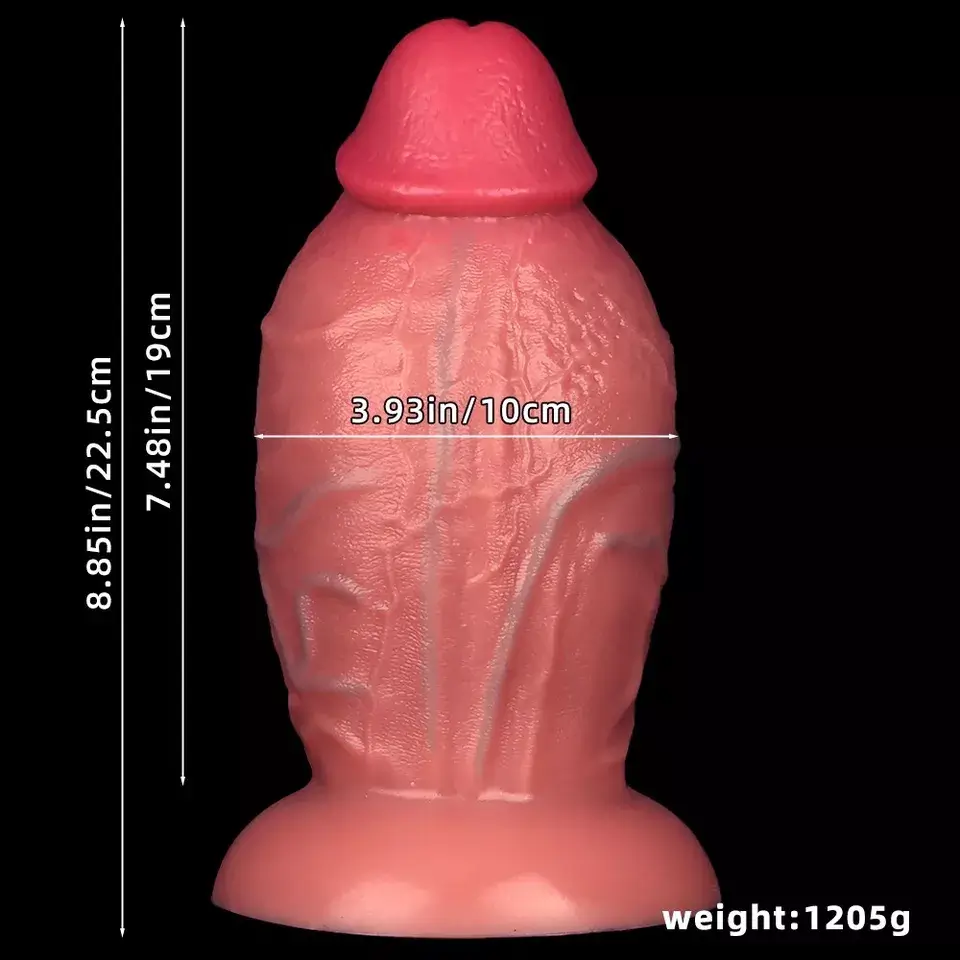 DV54Q Giant Silicone Ribbed Suction Base Dildo — Sensation of Fullness: Redefining Pleasure