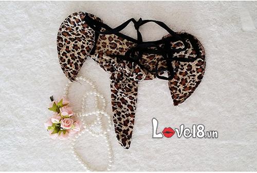 Men’s Thong Underwear Voi Voi Sexy Breathable Cotton — hình 3