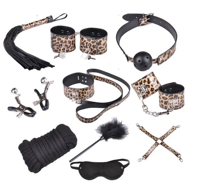 10-Piece Leopard Print BDSM Leather & Stainless Steel — Key Features That Elevate Your Experience