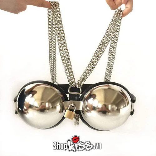 Stainless Steel BDSM Chest Lock Adjustable Size — Premium Materials for Ultimate Comfort and Durability
