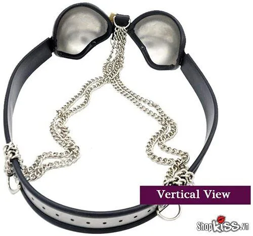 Stainless Steel BDSM Chest Lock Adjustable Size — Adjustable and Stylish Design for Every Body