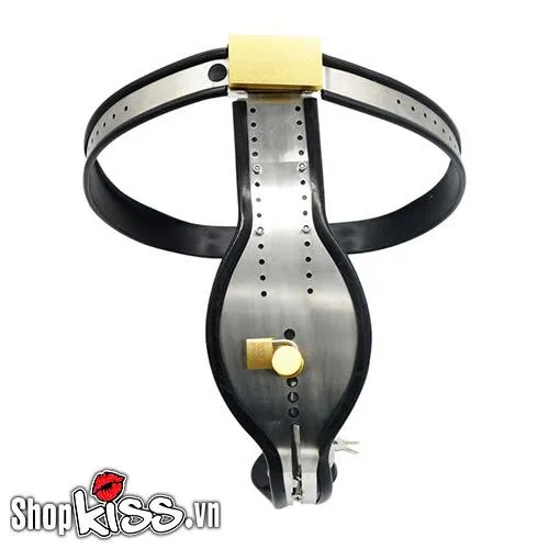 Stainless Steel T-Lock Male Chastity Belt for BDSM Play — Product Specifications