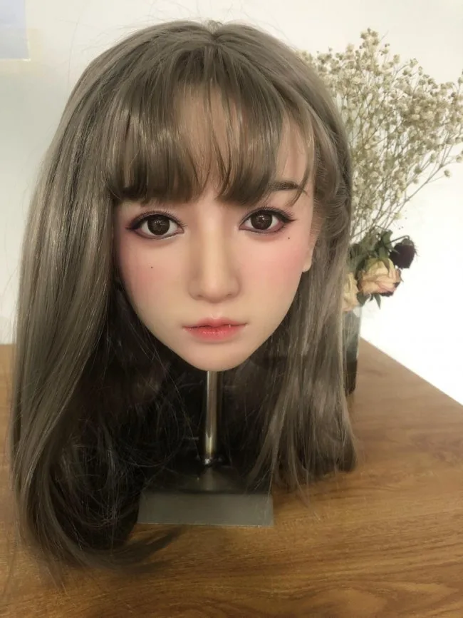 Asian European Silicone TPE Sex Doll Head Collection New — hình 2