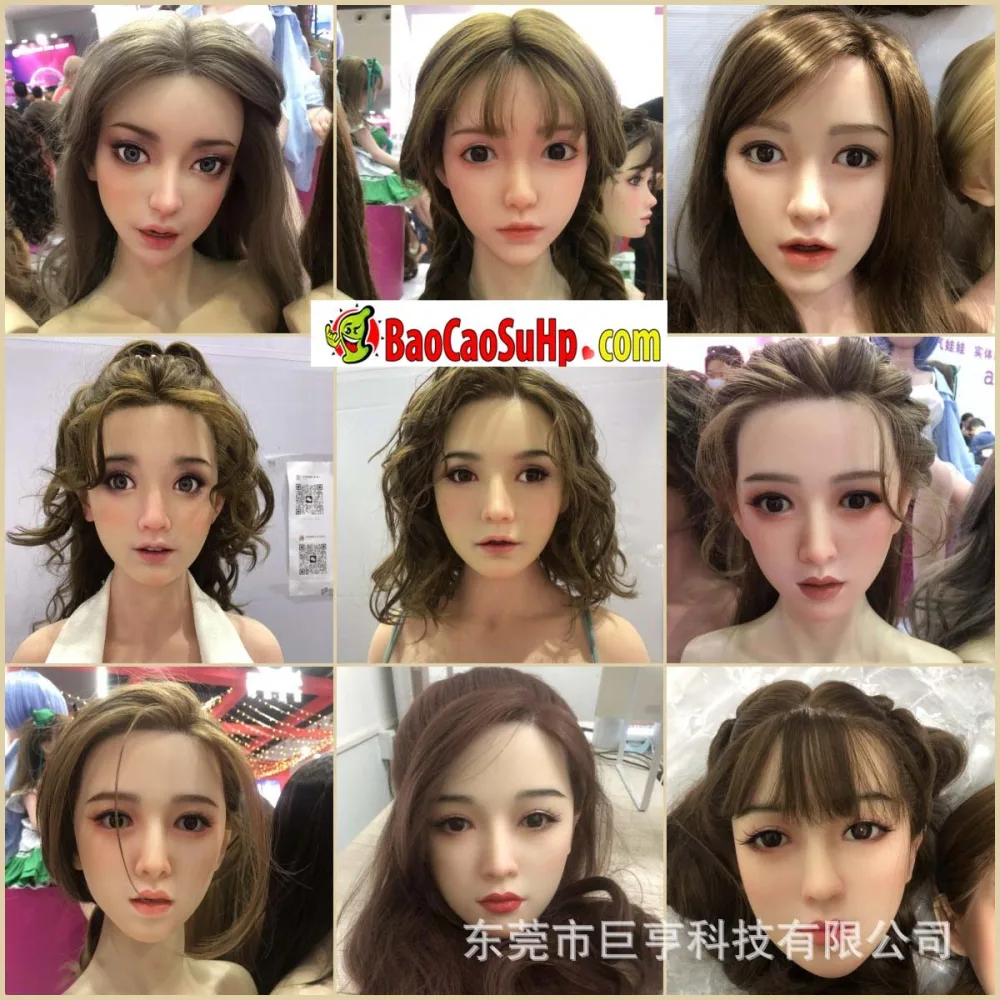 Asian European Silicone TPE Sex Doll Head Collection New — Discover your perfect match and experience exceptional