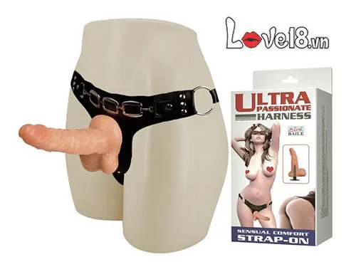 Ultra Passionate Harness Lesbian Strap-On Sex Toy — Realistic Design and Perfect Fit