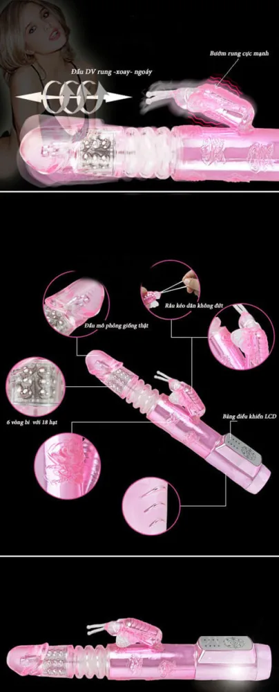 DV01C Super Vibrating Curling Dildo Intense Pleasure Toy — Connect it to any USB-compatible outlet or power bank and