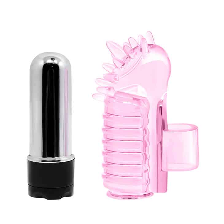 DC10D Powerful Silicone Finger Vibrator Stimulate Intense — hình 12