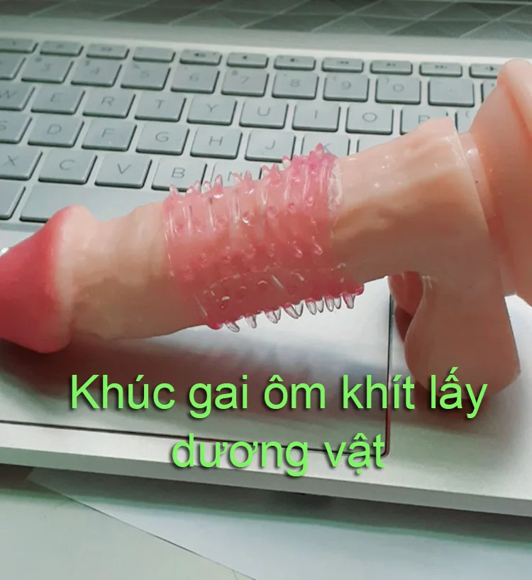 Silicone Spiked Sleeve Enhancer Flexible Comfortable Fit — hình 2