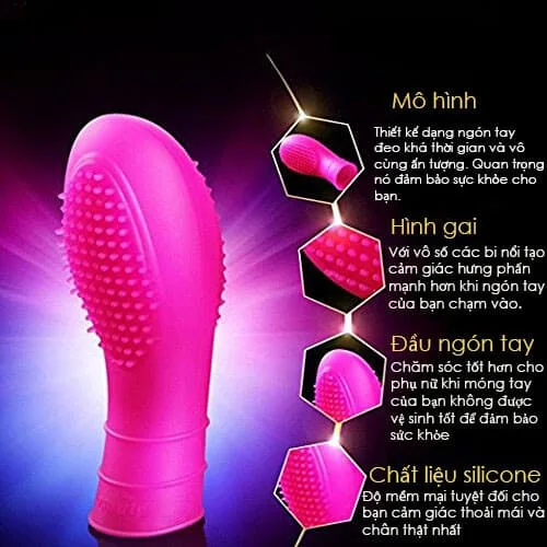 DC10M Finger Sleeve G-Spot Clitoral Stimulator Enhanced — hình 5