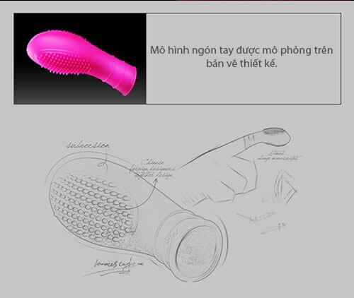 DC10M Finger Sleeve G-Spot Clitoral Stimulator Enhanced — hình 11