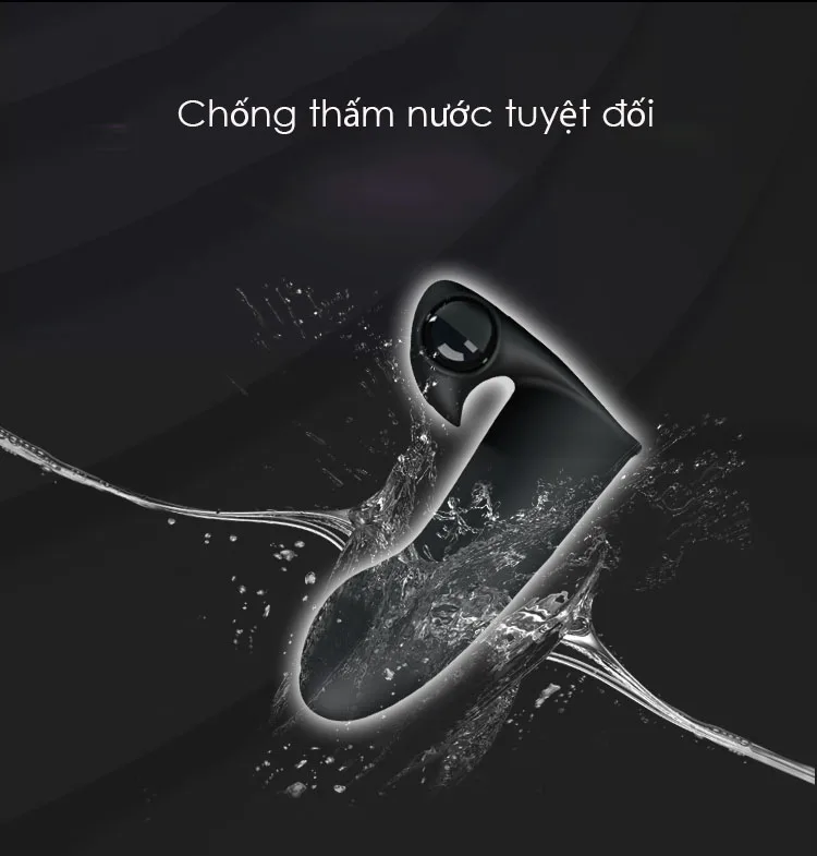 Ribbed Finger Sleeve Vibrating G Spot Massager Black-Purple — hình 6