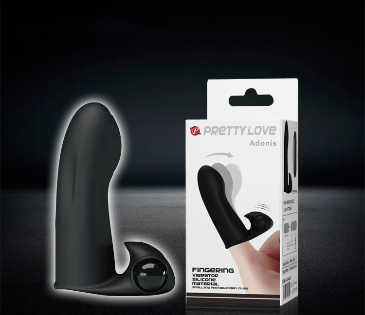 Ribbed Finger Sleeve Vibrating G Spot Massager Black-Purple — Easy to Use and Maintain