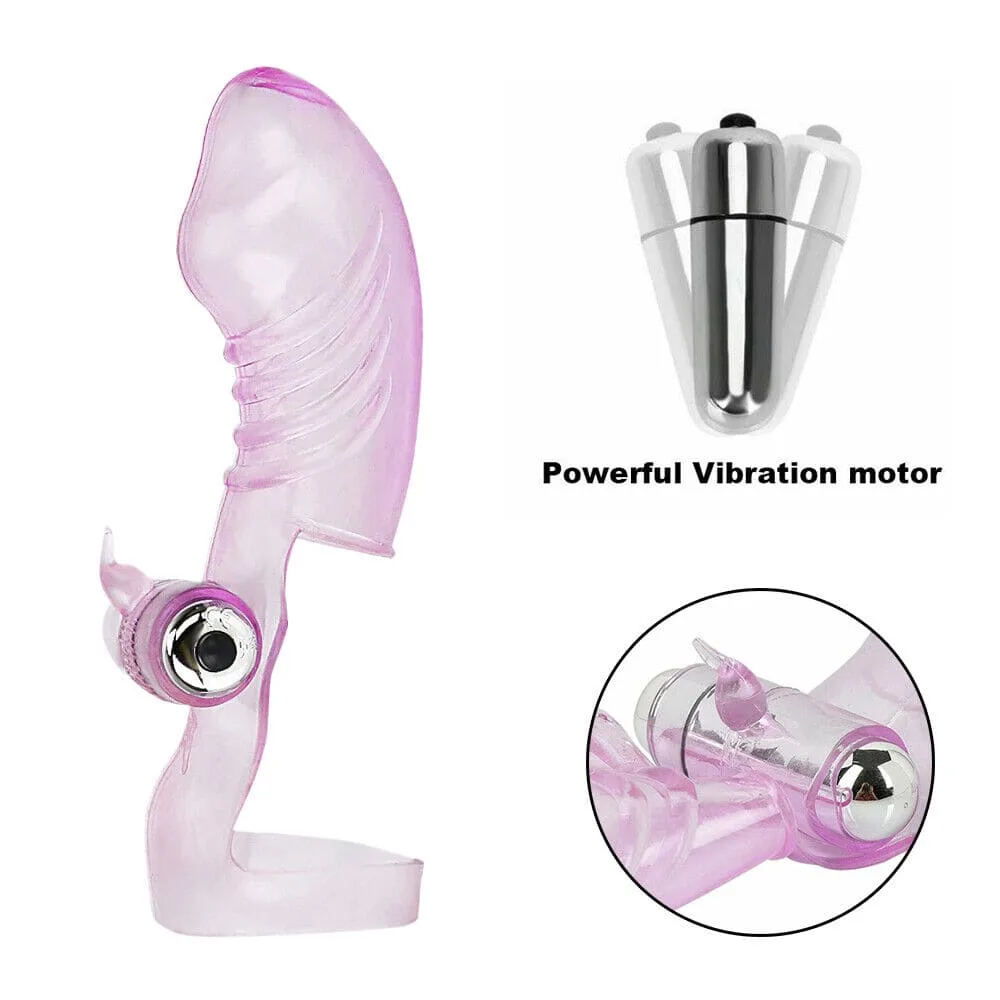 DC10T Vibrating Finger Sleeve Clitoral Stimulator Couple — hình 6