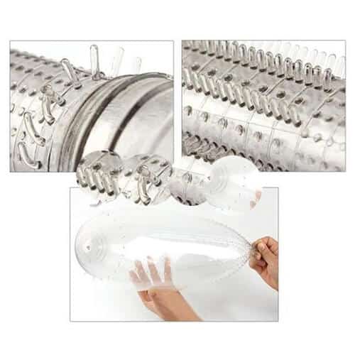 DC14Q Thin Textured Sleeve Enhancer Sexual Pleasure Aid — hình 4