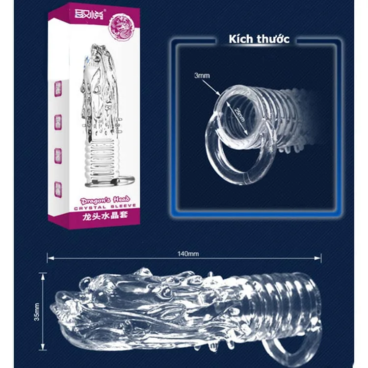 DC14Y Dragon Ribbed Penis Extender with Strap Secure — Superior Materials and Design for Ultimate Comfort