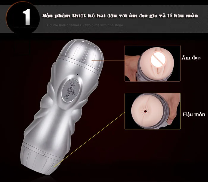 Soft Dual-Ended Masturbation Cup Realistic Pleasure — hình 4