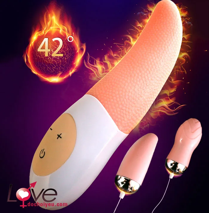 Soft Tongue Licking Double Vibrators G-Spot Female Massager — Easy to Use & Maintain