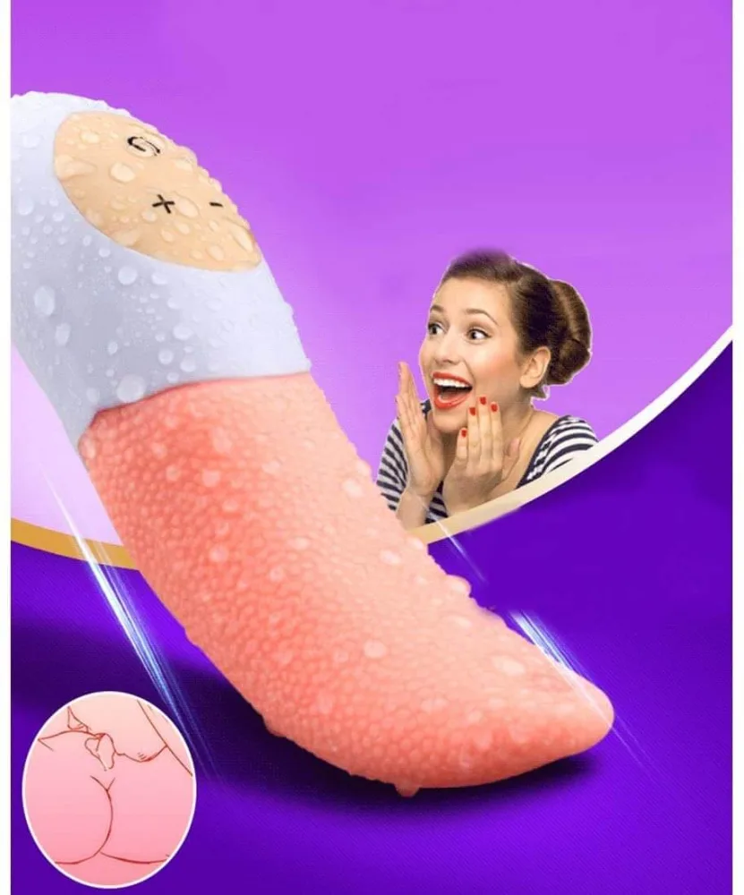 DC22A Heated Clitoral Tongue Vibrator 2-in-1 Female — Waterproof & Convenient – Ready for Any Setting