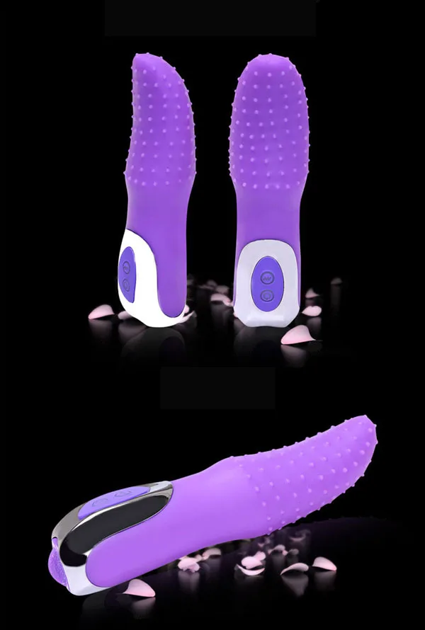 LoveAider Silicone Textured G-Spot Vibrating Tongue — Unique Tongue-Like Design for Intense Stimulation