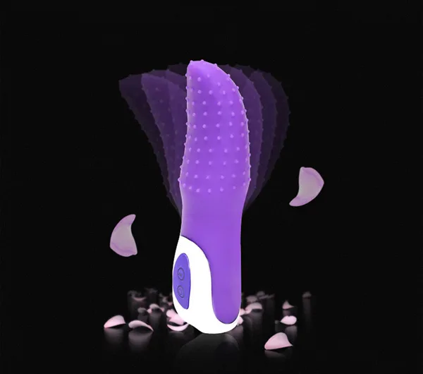 LoveAider Silicone Textured G-Spot Vibrating Tongue — hình 3