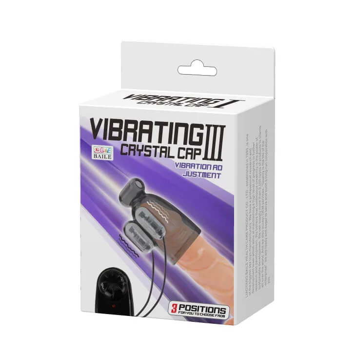 DC33 Cock Sleeve Vibrating Condom Male Masturbator — hình 10