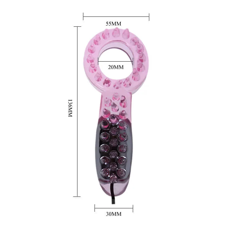 DC33D Love Ring Vibrator Male Enlargement Silicone Toy — Powerful Features for Ultimate Pleasure