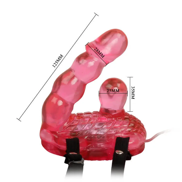 DC38B Strap-On Silicone Massage G-Spot Vibrating Female — Versatile Vibration Modes and Adjustable Fit