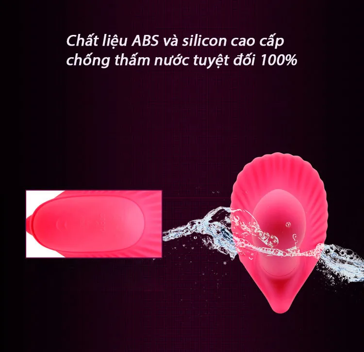 Pettylove Fancy Clamshell Remote Control 30 Vibrations Fun — hình 4