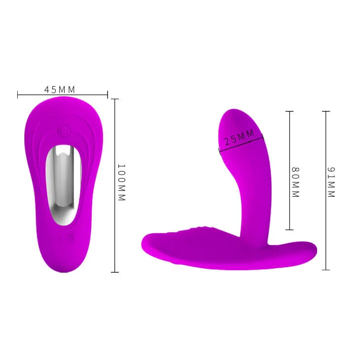 DC38G Strong Vibration Clam Shell Dildo Intense G Spot Stim — Ergonomic & Stimulating Design