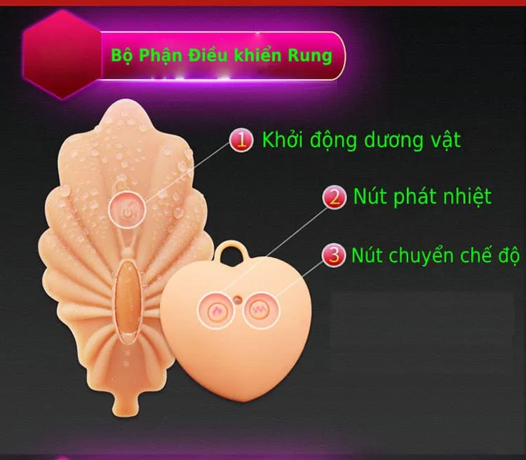 Remote Heated Vibrating Panties Female Intimate Massager — hình 8