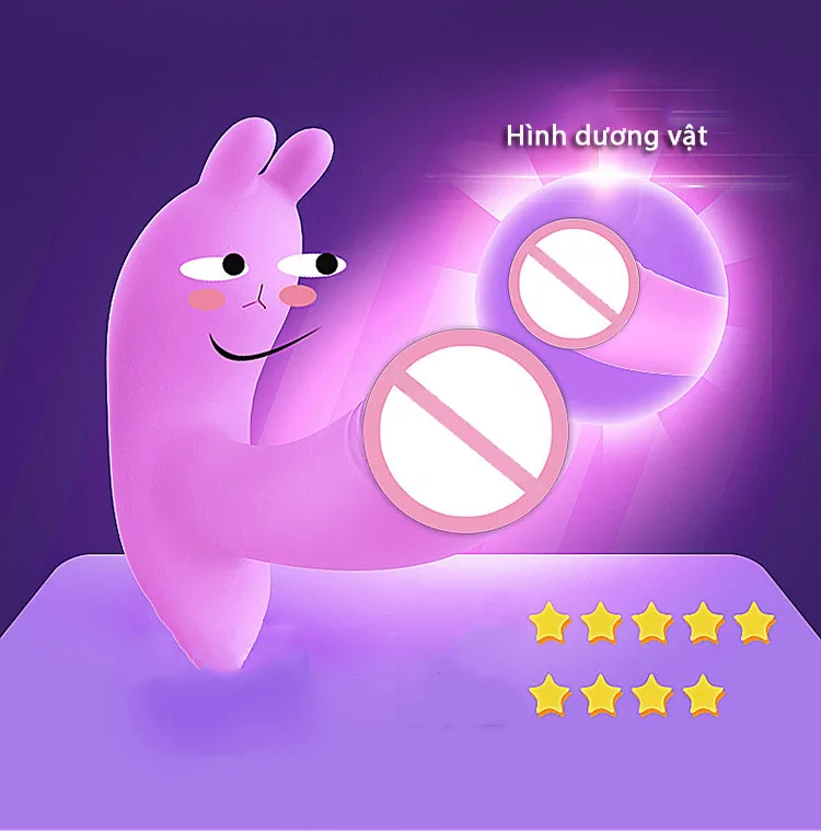 Mini rabbit vibrator with remote, G-spot massage, female — hình 4