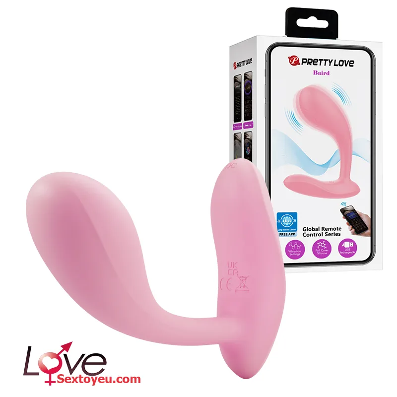 Prettlove Baird App Controlled Panty Vibrator with 12 Modes — Intuitive Remote Control for Endless Fun