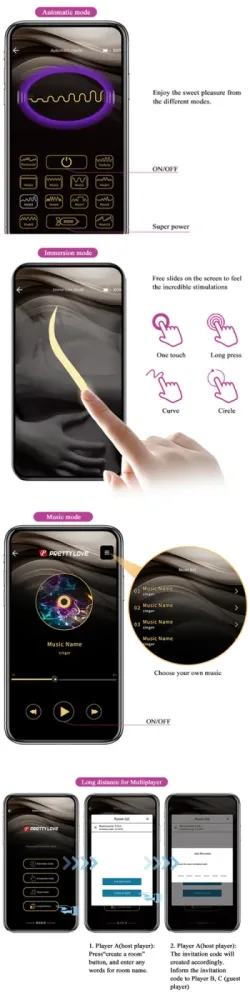 Prettlove Baird App Controlled Wearable Vibrating Egg — hình 8