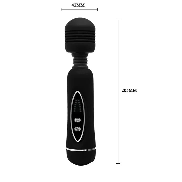 DC40C Triple-Head Silicone Vibrator for Female Erotic — Versatile Massage and Sensual Stimulation