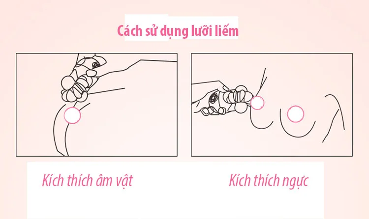 Kiss Small Tongue Licker Premium Silicone Female Arousal Toy — hình 9
