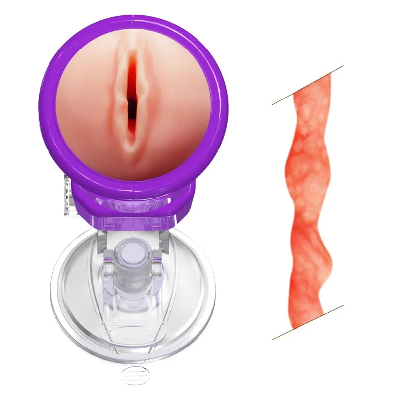 Youcup DC45D Wall-Mount Male Masturbator Silicone Relax — Its innovative design allows secure attachment to any