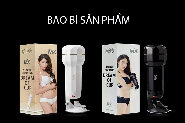 MX Dream Cup Premium Suction Male Masturbator With Vibration — hình 9