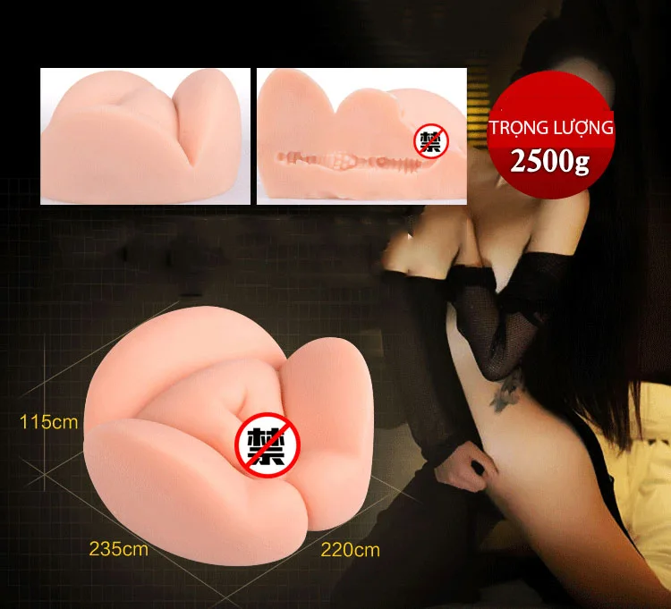 Large Soft Silicone Female Masturbator Realistic Texture — Comfortable Size and Versatile Usage