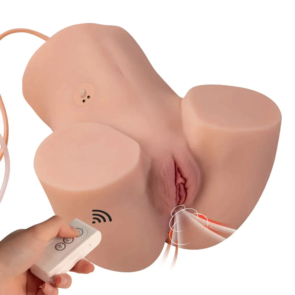 DC46M Mini Vibrating Sex Doll with Remote for Men Discreet — Realistic Sensations with Sound & Vibration