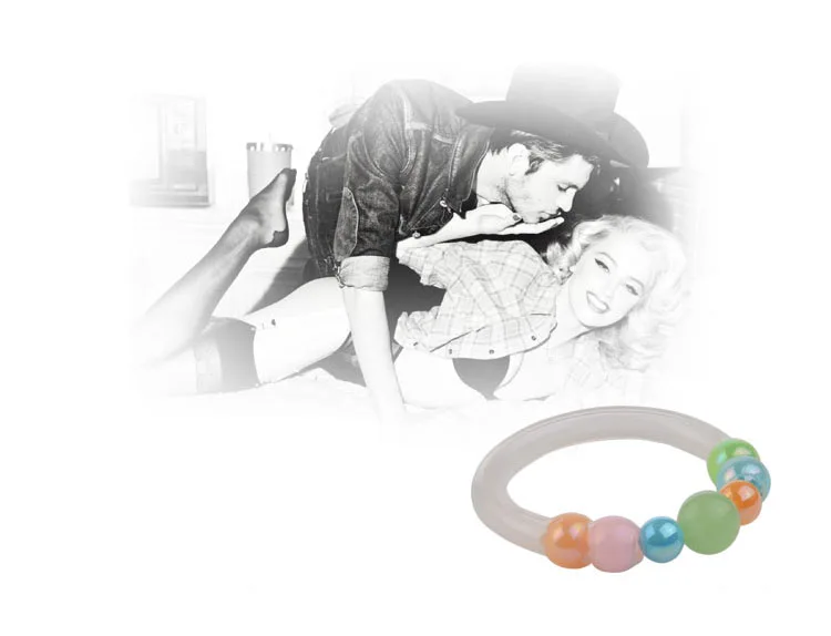 Soft Silicone Beaded Penis Ring Prolong Pleasure — hình 2