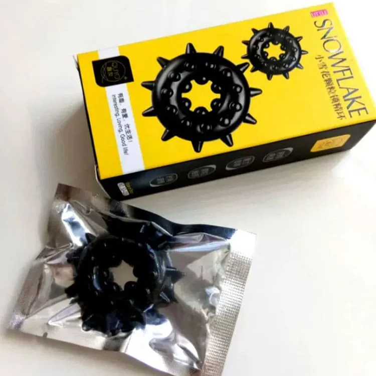 DC48E Silicone Spiked Cock Ring Enhance Couples Satisfaction — Store the ring in a cool, dry place away from direct